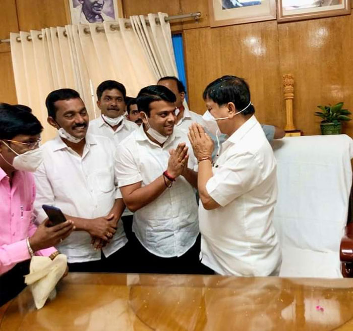 ಗೃಹಸಚಿವರ ಕಛೇರಿ ಉದ್ಘಾಟನೆಯಲ್ಲಿ ಭಾಗಿಯಾದ ಕರಾವಳಿಯ ಬೆಂಕಿಚೆಂಡು ಹರೀಶ್‌ ಪೂಂಜ