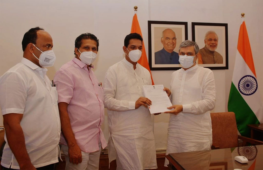 ಪುತ್ತೂರಿನಲ್ಲಿ ರೈಲ್ವೆ ಕೆಳಸೇತುವೆ ನಿರ್ಮಾಣಕ್ಕೆ ಅನುದಾನ ಬಿಡುಗಡೆಗೆ ನಳಿನ್ ಕುಮಾರ್ ಕಟೀಲ್ ಮನವಿ