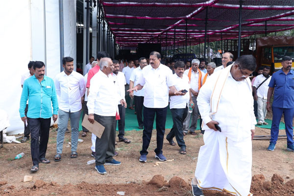 ಅಮಿತ್ ಶಾ ಸ್ವಾಗತಕ್ಕೆ ಮಂಡ್ಯದಲ್ಲಿ ಸಕಲ‌ ಸಿದ್ಧತೆ