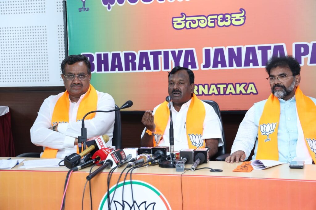 ಕಾಂಗ್ರೆಸ್ ಹಿಂಸೆಗೆ ಪ್ರಚೋದನೆ ನೀಡಿದರೆ ಸಹಿಸಲಸಾಧ್ಯ: ಕೇಂದ್ರ ಸಚಿವ ಎ. ನಾರಾಯಣಸ್ವಾಮಿ ಎಚ್ಚರಿಕೆ