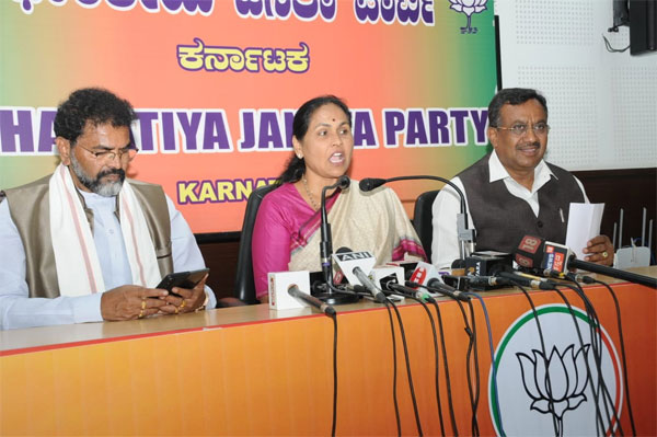 ಕಾಂಗ್ರೆಸ್- ಎಸ್‍ಡಿಪಿಐ ನಡುವಿನ ಹೊಂದಾಣಿಕೆಯ ಉನ್ನತ ಮಟ್ಟದ ತನಿಖೆ ಆಗಲಿ: ಶೋಭಾ ಕರಂದ್ಲಾಜೆ