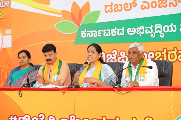 ಅಭಿವೃದ್ಧಿ ಆಧಾರದಲ್ಲಿ ಚುನಾವಣೆ ಎದುರಿಸುವ ಬಿಜೆಪಿ ಆಶಯ – ಶೋಭಾ ಕರಂದ್ಲಾಜೆ