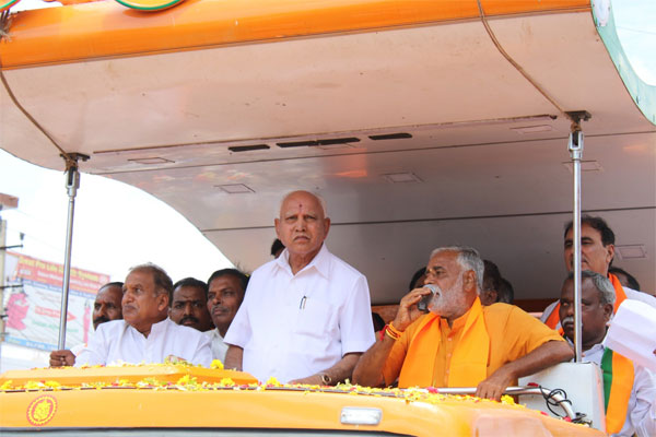 ಬಿಜೆಪಿ ಆಡಳಿತದಡಿ ರಾಜ್ಯ ಅಭಿವೃದ್ಧಿ ಪಥದಲ್ಲಿ ಸಾಗಲಿದೆ: ಯಡಿಯೂರಪ್ಪ