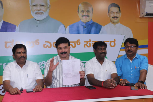 ಮಾಜಿ ಸಿಎಂ ಸಿದ್ದರಾಮಯ್ಯರಿಂದ ಭ್ರಷ್ಟಾಚಾರ- ಎಂ.ಜಿ.ಮಹೇಶ್